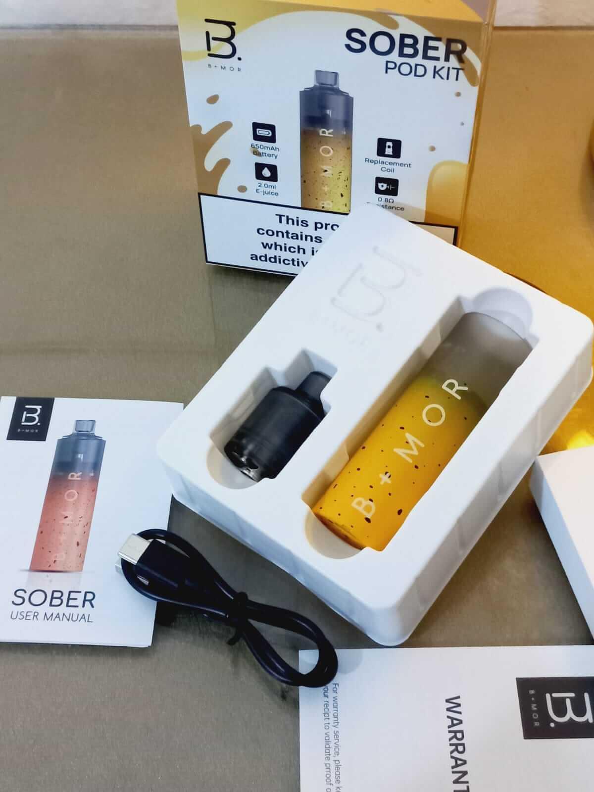 SOBER B+ MOR POD Vape